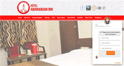 Desktop Screenshot of hotelabhinandaninn.com